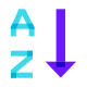 알파벳 정렬 icon