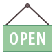 Open Sign icon