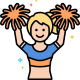 Female Cheerleader icon