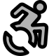 Accessible disable logotype for most digital devices icon