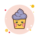 かわいいカップケーキ icon
