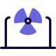 Activity monitoring with nuclear station on a laptop icon