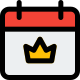 Crown Calendar icon