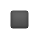 schwarz-mittel-klein-quadratisches Emoji icon