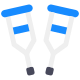 Crutches icon