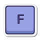 tecla F icon