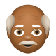 Old Man Medium Dark Skin Tone icon