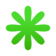 Acht-Speichen-Sternchen-Emoji icon
