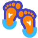 Pieds de bébé icon