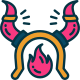 devil horns icon