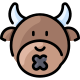 external-secret-bull-emoji-vitaliy-gorbachev-lineal-color-vitaly-gorbachev-1 icon