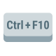 Ctrl 加 F10 键 icon