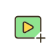 Add Video File icon