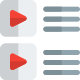 Online platform for news and digital media embedded at left icon