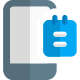 Notes on smartphone for reminder and office work agenda icon