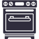 Oven stove icon