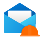 Mail di costruzione aperto icon