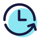 flecha del reloj icon