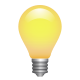 emoji de lâmpada icon