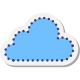 Dotted Cloud icon