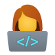 開発者女性 icon