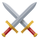 spade incrociate icon