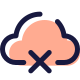 Supprimer du Cloud icon