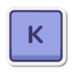 K Key icon
