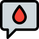 Chat regarding for the correct type of blood type icon