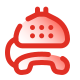 受話器を外した電話 icon
