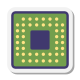 Smartphone CPU icon