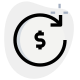 Money rotation and conversion of international currency icon