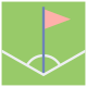 Fútbol Corner Filled icon