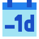 1 día menos icon