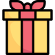 Gift box icon