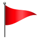 bandiera triangolare icon
