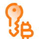 clé Bitcoin icon
