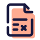 Agreement Delete icon