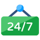 24/7 Hr Service Board icon