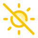 Nicht dem Sonnenlicht aussetzen icon