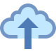 In die Cloud laden icon