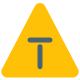 Road signal with dead end on a signboard icon