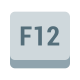 tecla f12 icon