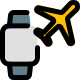 Cellular version of smartwatch on airplane mode icon