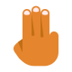 tres dedos tipo de piel 4 icon