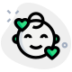Angel emoji with halo ring on top for feeling blessed icon