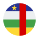 中央アフリカ共和国円形 icon