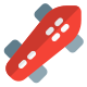 Long board for extreme sports program televised on TV icon