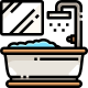 Douche et baignoire icon