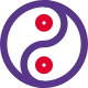 Yin Yang a concept of dualism in ancient Chinese philosophy icon